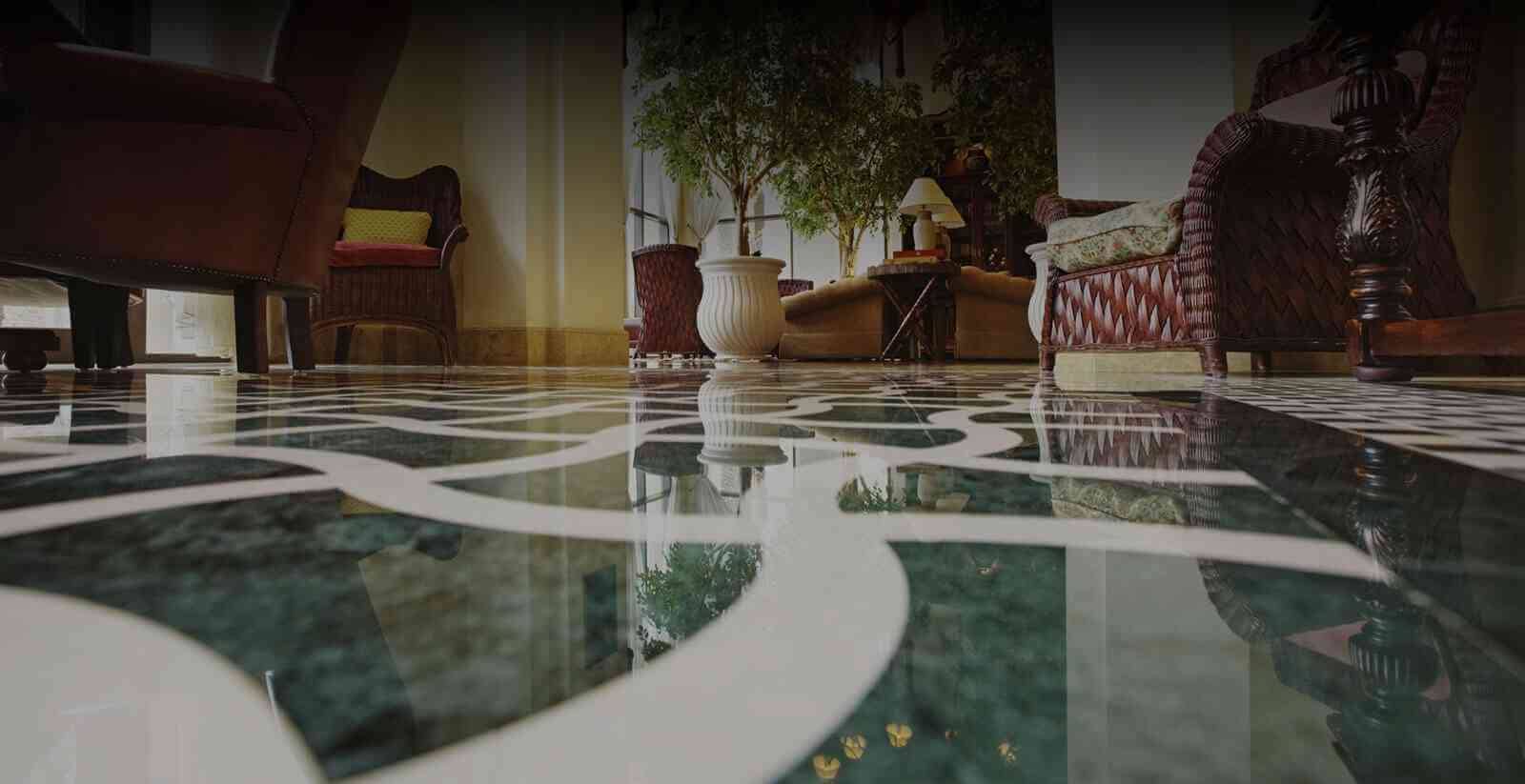 green-marble-floor