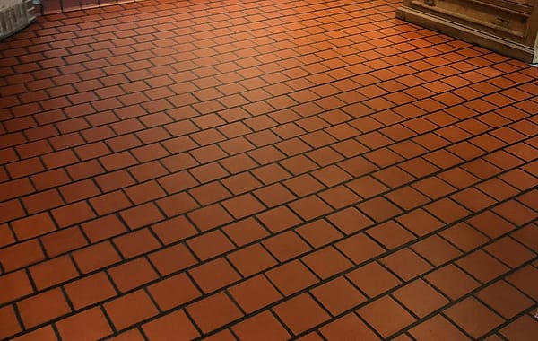Terra Cotta Tile Floor Transformed
